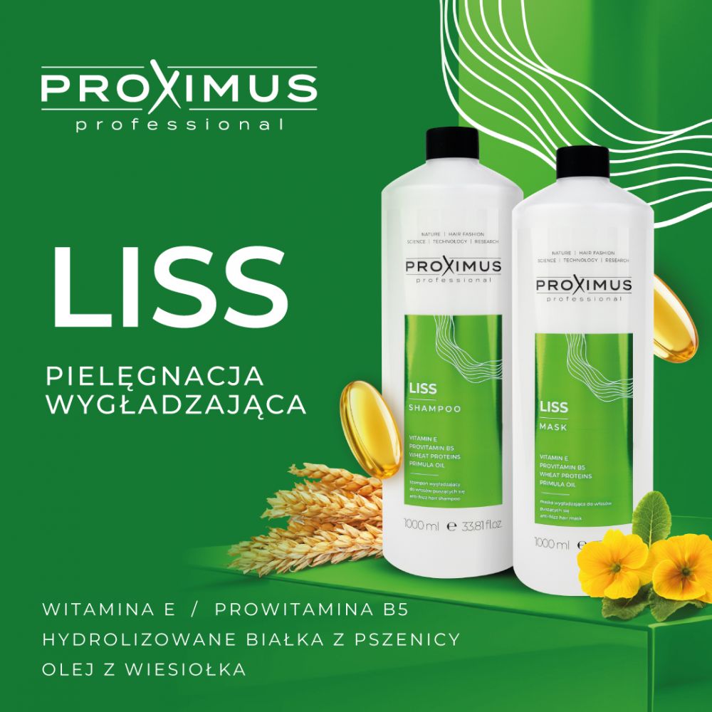 Proximus Liss - pielęgnacja włosów puszących się, niesfornych, kręconych i falowanych